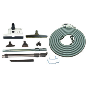 30′ Deluxe Central Vacuum Kit with White ET-1